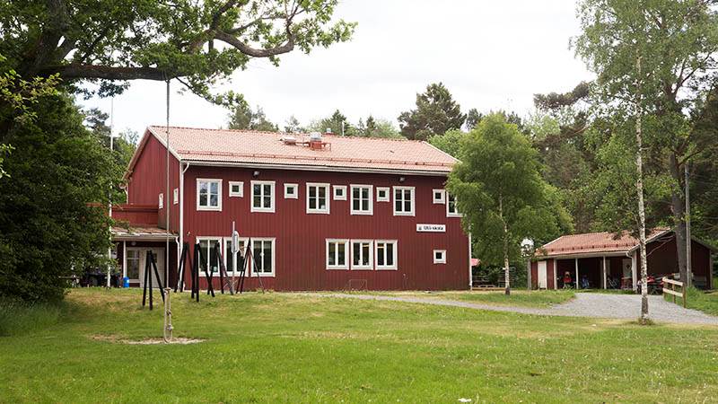 Fasaden på Utö förskola.